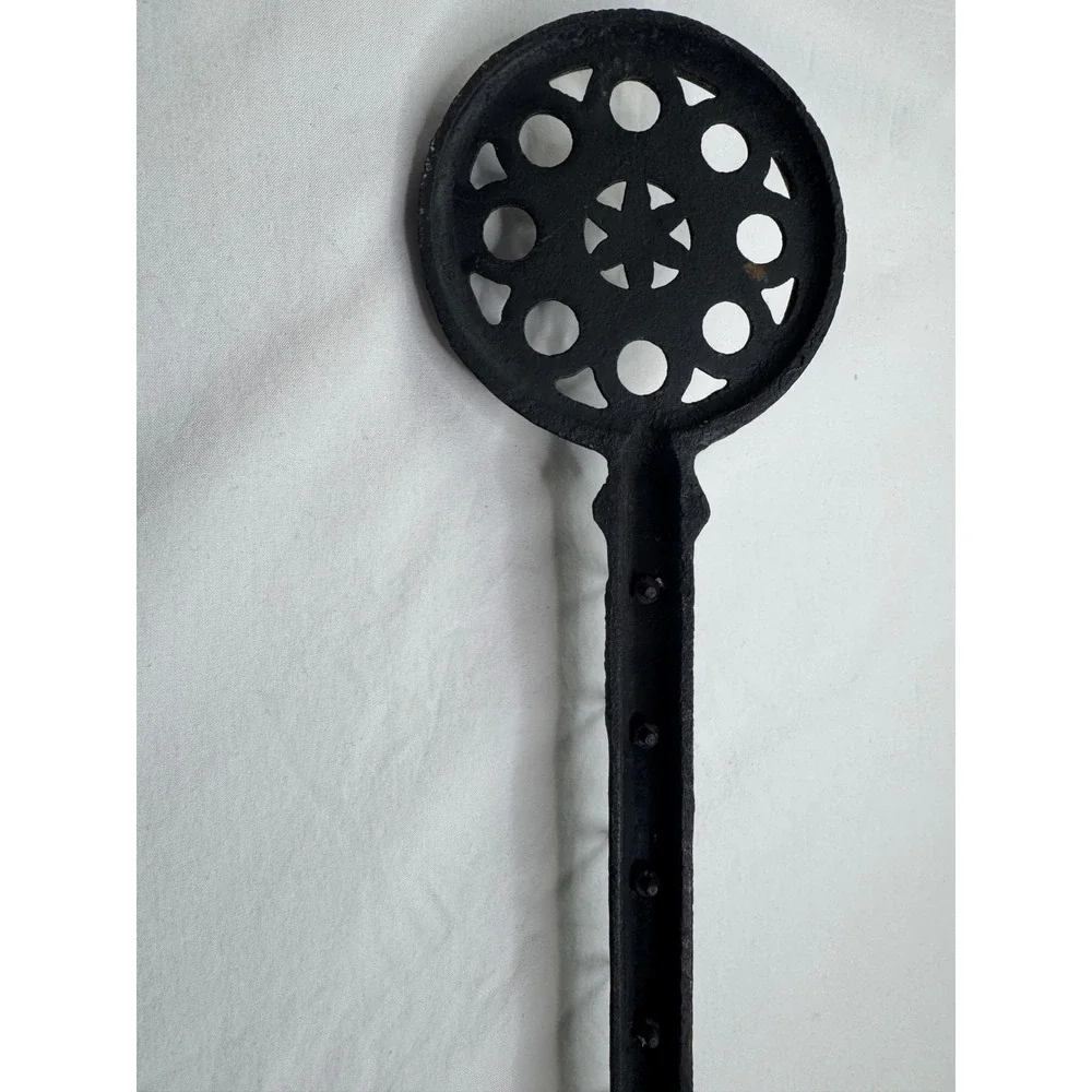 Vintage Cast Iron Skeleton Key Wall Hook Black 5-Hook Key Holder 13.5